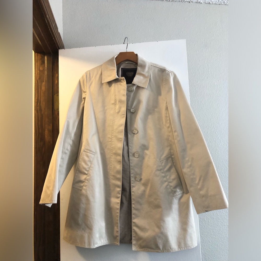 Coach trench/car coat 🧥 size Small
